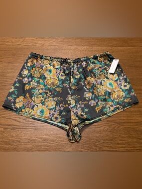 NWT Anthropologie Jacquard Brocade Tap Shorts
